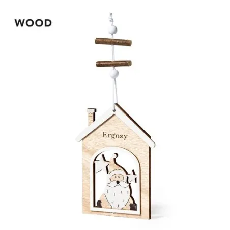 Ornement de Noël Personnalisé Élegant Roman Matières : polyester Taille textile : M/L Couleurs : vert cadeau entreprise pas cher