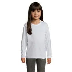 T-shirt Écologique et Confortable 190g pour Enfant - IMPERIAL LSL Matières : coton biologique Taille textile : 3XL Couleurs : ve 2