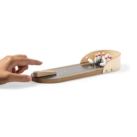 Mini-Jeu Bowling Strike : Amusement en Bois
