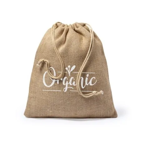 Sac en Jute Personnalisé Écologique Idéal pour Votre Marque - Vagan Matières : EVA Couleurs : orange cadeau entreprise pas cher