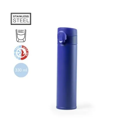 Bouteille isotherme écologique personnalisée - Thermo Poltax Matières : PVC Couleurs : vert livraison express 24h 48h
