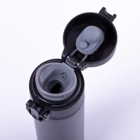 Bouteille isotherme écologique personnalisée - Thermo Poltax Matières : PVC Couleurs : vert objet promo petit budget