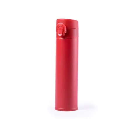 Bouteille isotherme écologique personnalisée - Thermo Poltax Matières : PVC Couleurs : orange cadeau entreprise pas cher