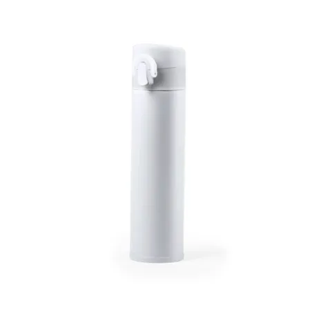 Bouteille isotherme écologique personnalisée - Thermo Poltax Matières : PVC Couleurs : blanc objet promotionnel éco-responsable
