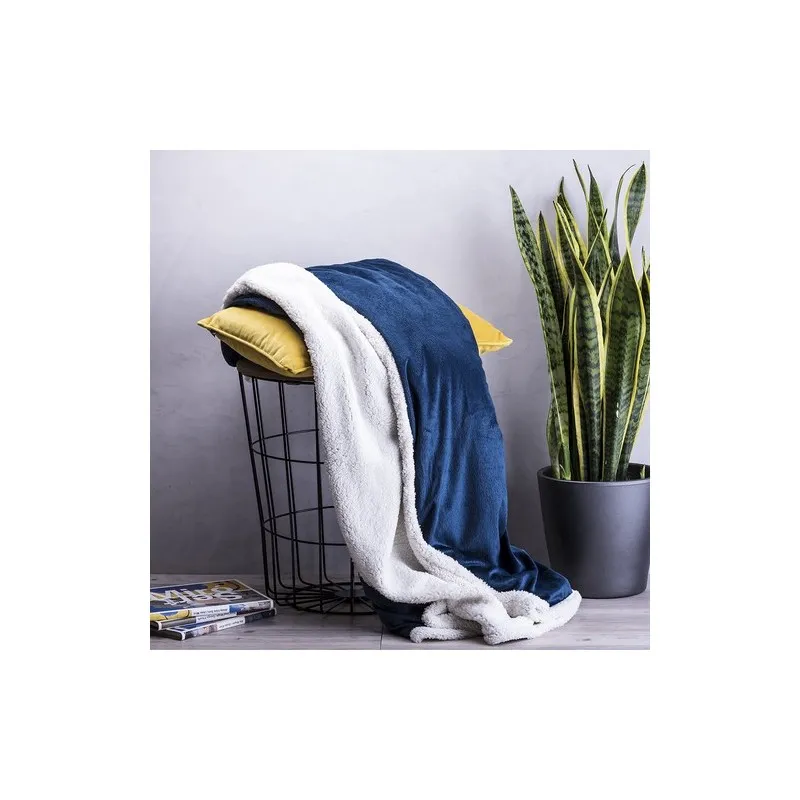 Couverture Personnalisée Élégante et Confortable Lerten pas cher Matières : coton Couleurs : jaune goodies publicitaire durable