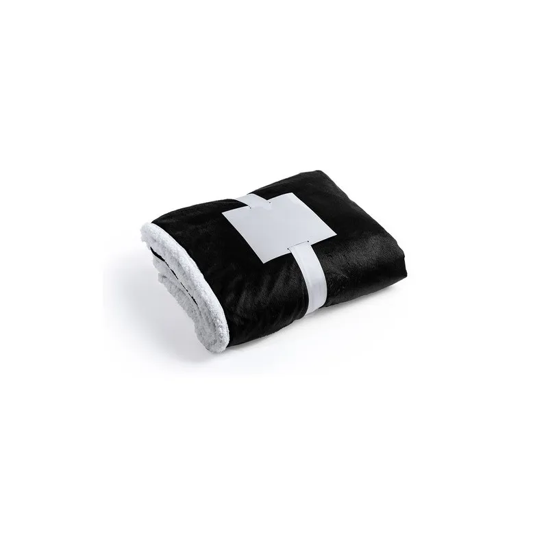 Couverture Personnalisée Élégante et Confortable Lerten pas cher Matières : coton Couleurs : bleu marine goodies personnalisé en