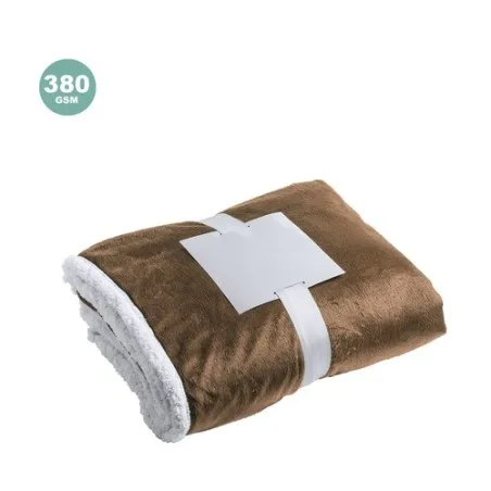 Couverture Personnalisée Élégante et Confortable Lerten pas cher Matières : coton Couleurs : orange livraison express 24h 48h