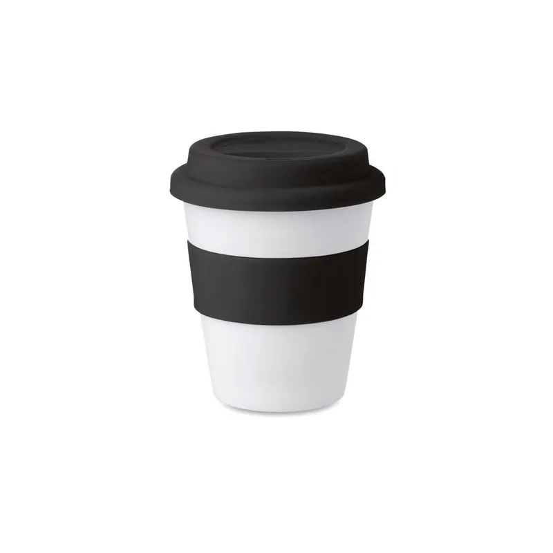 Gobelet Réutilisable PP avec Couvercle Silicone ASTORIA Personnalisé