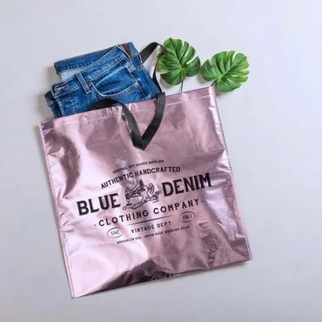 Sac Personnalisé de Shopping Écologique Poznan Couleurs : fuchsia goodies entreprise design