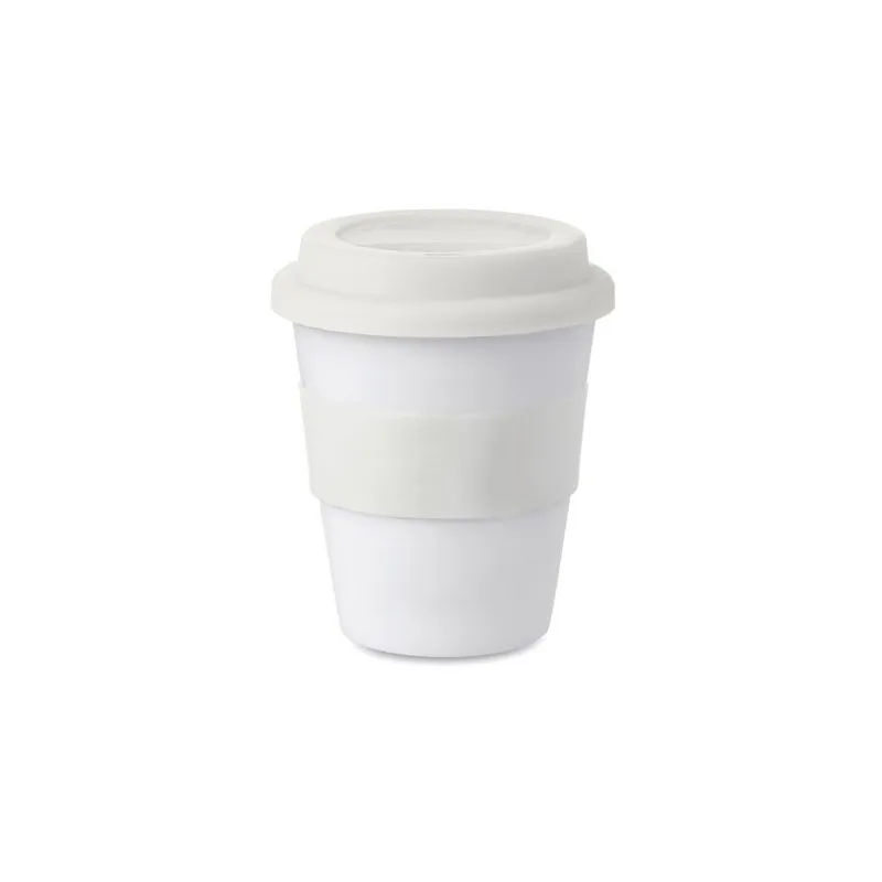 Gobelet Réutilisable PP avec Couvercle Silicone ASTORIA Personnalisé