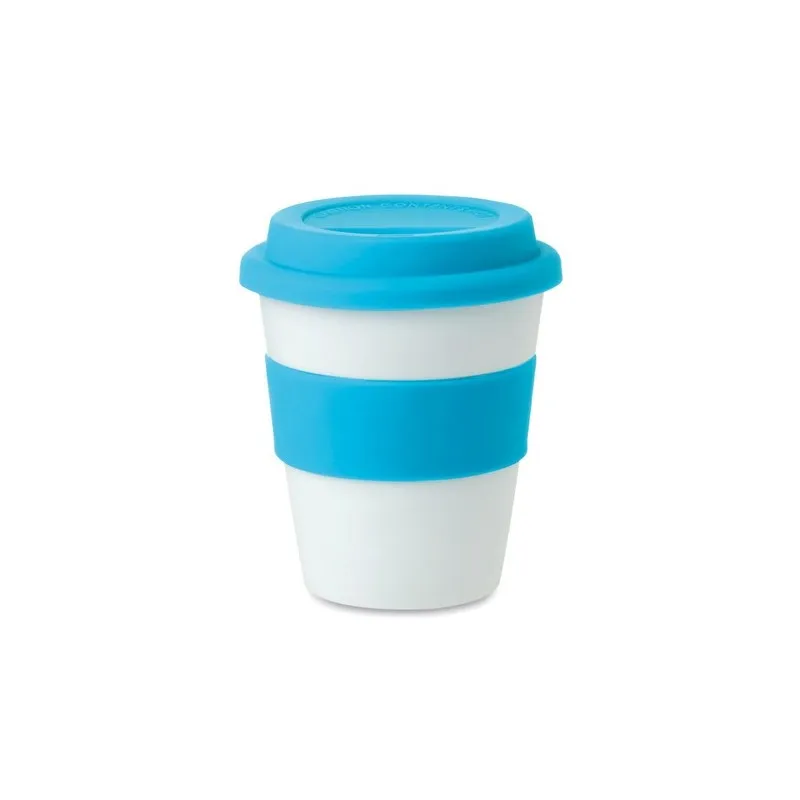 Gobelet Réutilisable PP avec Couvercle Silicone ASTORIA Personnalisé