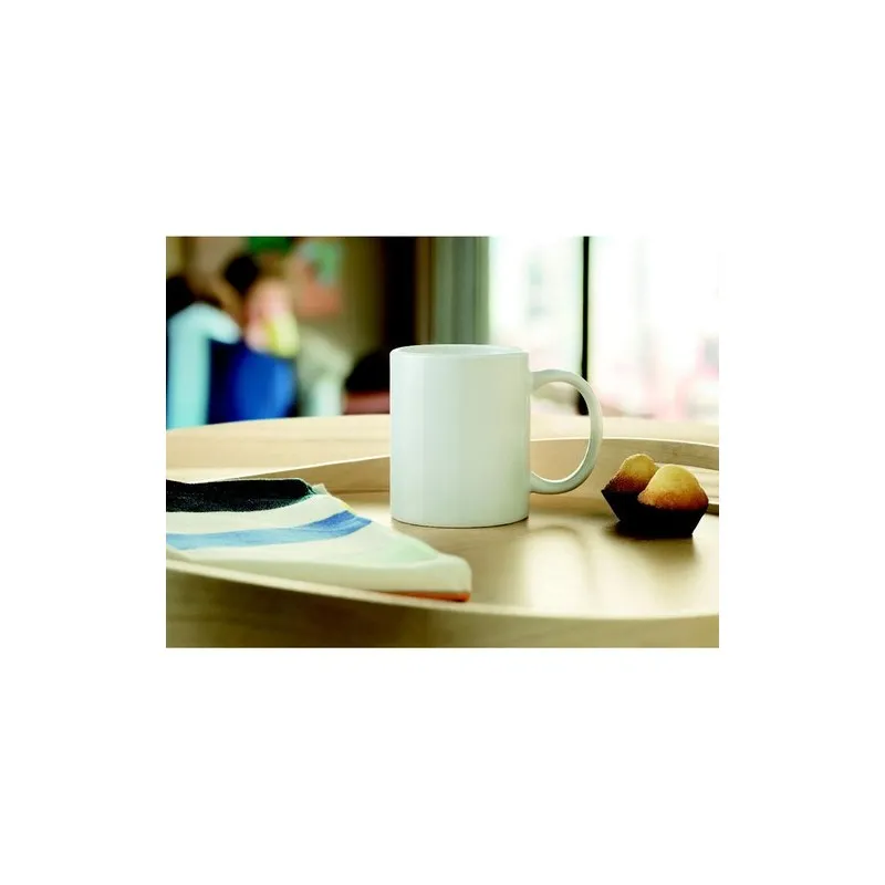 Mug personnalisé 300ml écologique Sublim Matières : coton Taille textile : XS Couleurs : bleu marine foncé impression haute défi