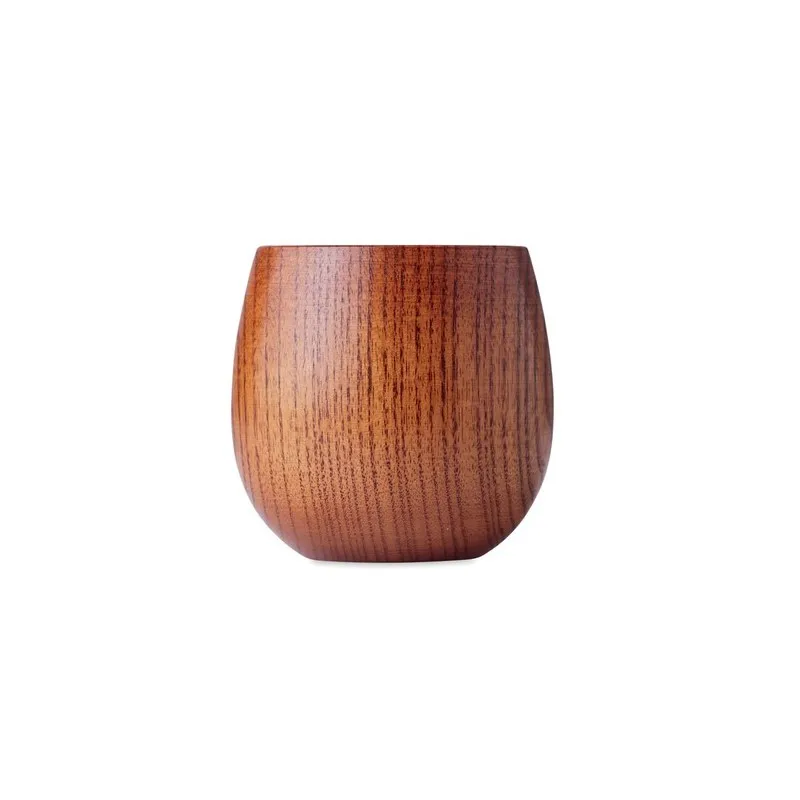 Gobelet en bois de chêne écologique 250 ml personnalisé OVALIS Matières : coton Taille textile : XL Couleurs : gris chiné person
