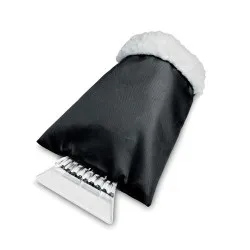 Grattoir à glace pratique et personnalisé avec gant WARMIX Matières : coton Taille textile : XL Couleurs : rouge
