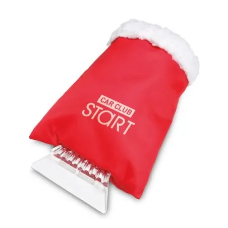 Grattoir à glace pratique et personnalisé avec gant WARMIX Matières : coton Taille textile : L Couleurs : doré objet promotionne
