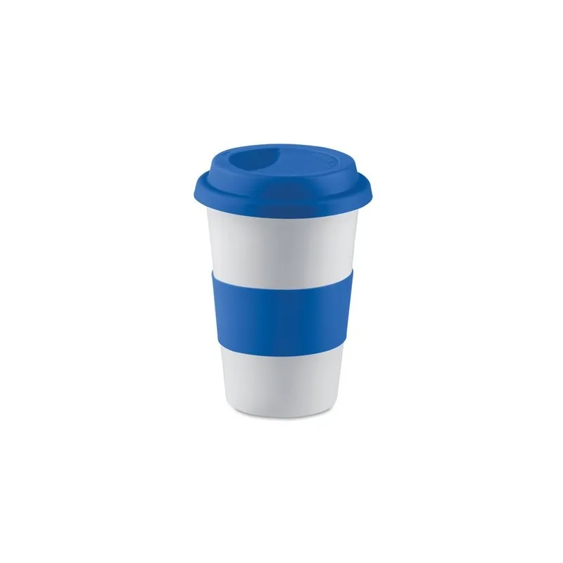 Mug céramique pratique et personnalisable avec silicone TRIBECA Matières : coton Taille textile : M Couleurs : bleu marine foncé