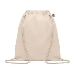 Sac à Cordon Éco-Responsable en Coton Organique Personnalisé - YUKI Matières : coton Taille textile : XL Couleurs : naturel