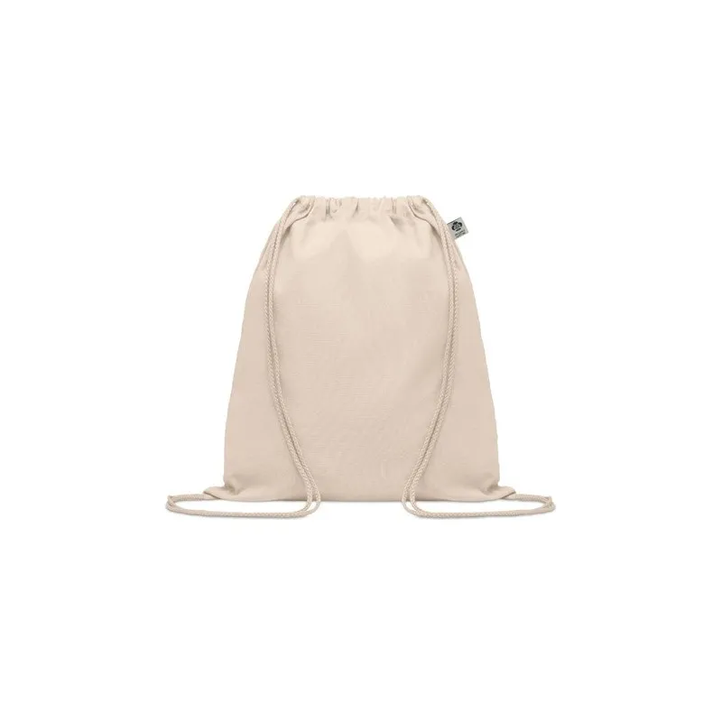 Sac à Cordon Éco-Responsable en Coton Organique Personnalisé - YUKI Matières : coton Taille textile : XL Couleurs : naturel
