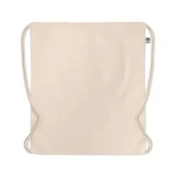 Sac à Cordon Éco-Responsable en Coton Organique Personnalisé - YUKI Matières : coton Taille textile : XL Couleurs : naturel 2