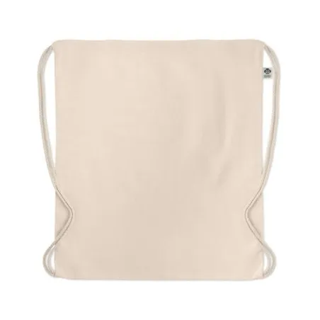 Sac à Cordon Éco-Responsable en Coton Organique Personnalisé - YUKI Matières : coton Taille textile : XL Couleurs : naturel pers