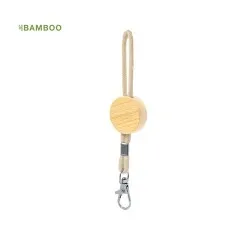 Porte-Clés Écologique Personnalisable Pradim Matières : PET recyclé Couleurs : noir