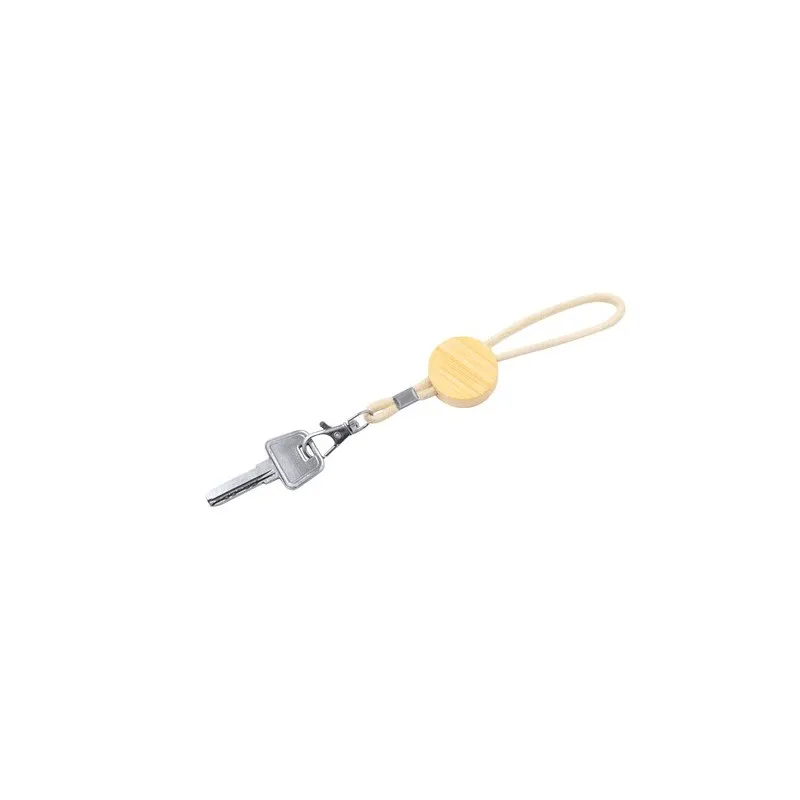 Porte-Clés Écologique Personnalisable Pradim Matières : PET recyclé Couleurs : noir goodies publicitaire événementiel