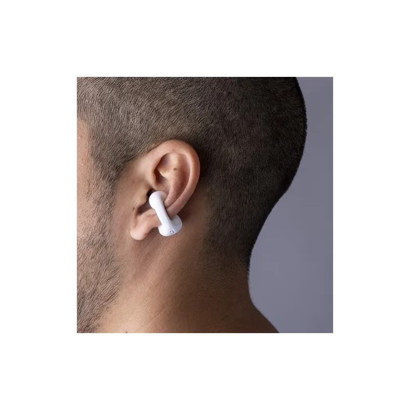 Écouteurs Bluetooth Confort Personnalisé pas cher Clip Gemston Matières : PET Couleurs : vert fluo impression logo haute qualité