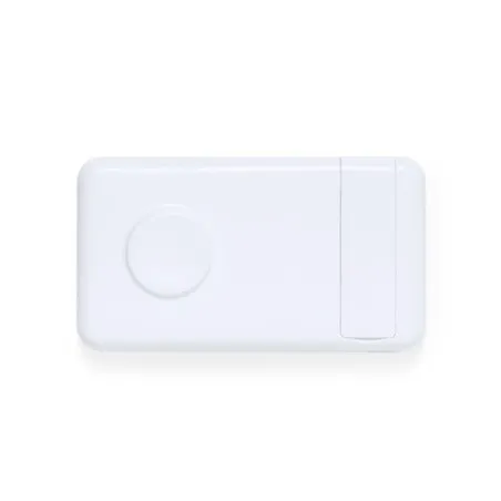 Batterie Externe Personnalisée Power Bank Barry Matières : PET recyclé Couleurs : pierre objet promotionnel éco-responsable