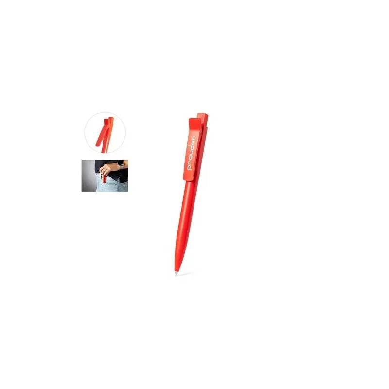 Stylo Bille Personnalisé en Jeans Matières : bois Couleurs : bois objet promotionnel éco-responsable