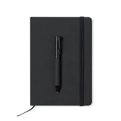 Set Personnalisé de Cahier et Stylo Nimaly Matières : coton Couleurs : pierre