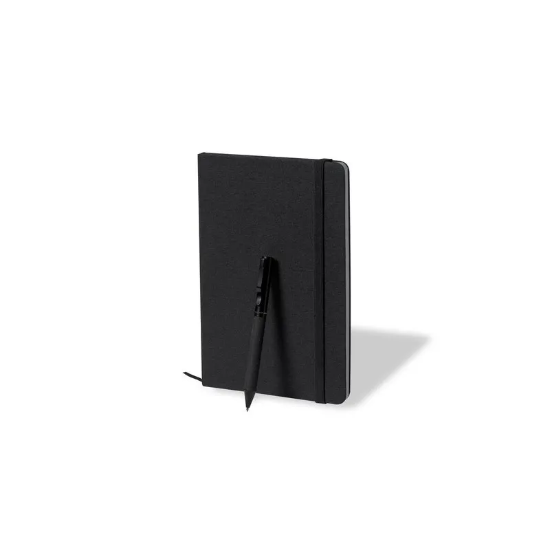 Set Personnalisé de Cahier et Stylo Nimaly Matières : coton Couleurs : pierre cadeau entreprise pas cher