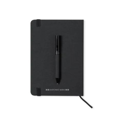 Set Personnalisé de Cahier et Stylo Nimaly Matières : coton Couleurs : pierre goodies publicitaire événementiel