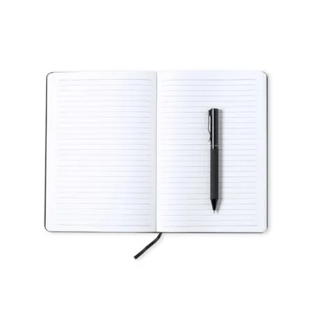Set Personnalisé de Cahier et Stylo Nimaly Matières : coton Couleurs : pierre impression haute définition