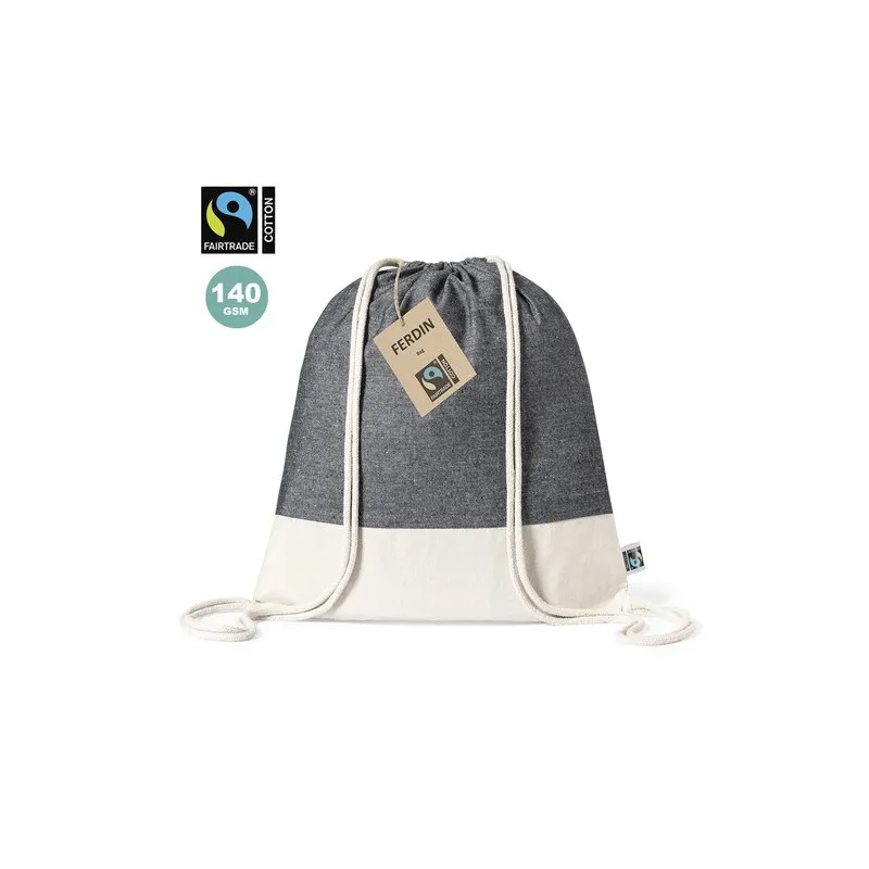 Sac à Dos Écologique Confortable Personnalisé Ferdin Fairtrade Matières : coton Couleurs : bleu royal goodies publicitaire événe