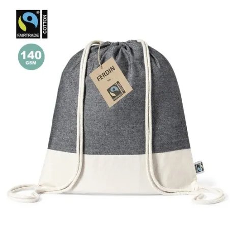 Sac à Dos Écologique Confortable Personnalisé Ferdin Fairtrade Matières : coton Couleurs : bleu royal goodies publicitaire événe