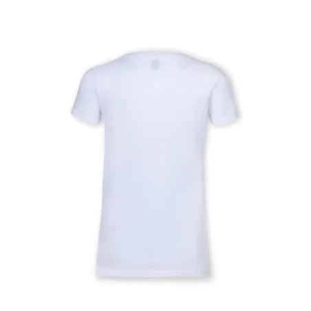 T-Shirt Femme Blanc Personnalisé Écologique Pas Cher - Fruit Of The Loom Iconic Matières : PET recyclé Couleurs : bleu royal liv