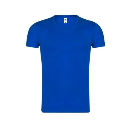 T-Shirt V-Neck Personnalisé Adulte Couleur Iconic Fruit of the Loom Matières : grès Couleurs : bleu pétrole accessoire événement