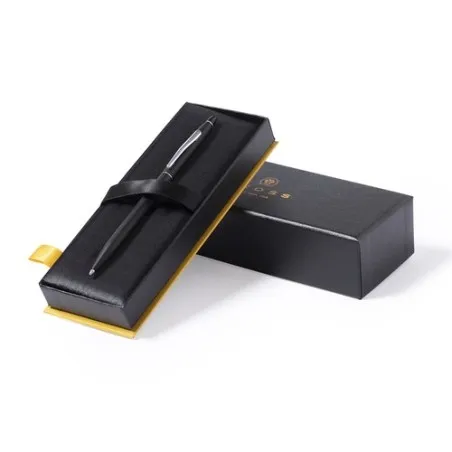 Stylo publicitaire raffiné Classic Click Couleurs : argenté mat Matières : acier inoxydable recyclé cadeau collaborateur premium