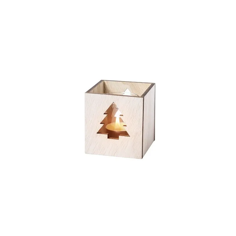 Bougie aromatique personnalisée élégante et parfumée Keylax Matières : polypropylène (PP) Couleurs : marron marquage laser ultra