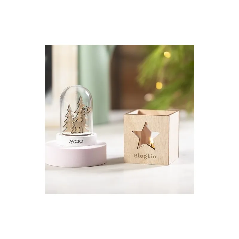 Bougie aromatique personnalisée élégante et parfumée Keylax Matières : polypropylène (PP) Couleurs : marron accessoire événement