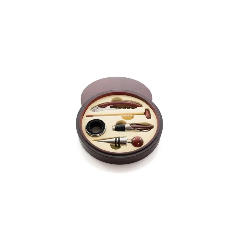 Coffret de vin personnalisé avec accessoires Baco Matières : polyester Taille textile : L Couleurs : rouge