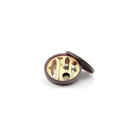 Coffret de vin personnalisé avec accessoires Baco Matières : polyester Taille textile : L Couleurs : rouge impression haute défi