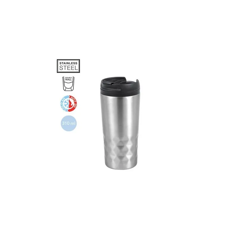 Verre Thermique Pratique Personnalisé pas cher - Dritox Couleurs : blanc cadeau client original