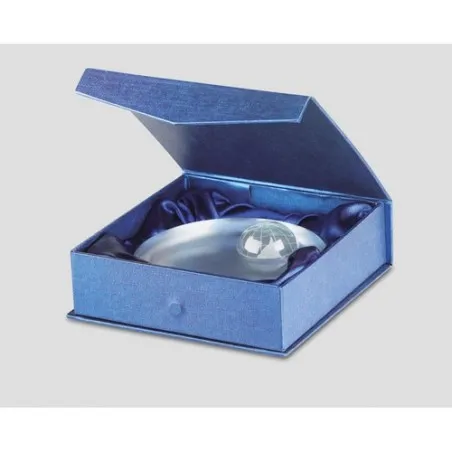 Trophée Globe en Verre MONDAL - Élégance et Distinction Personnalisé