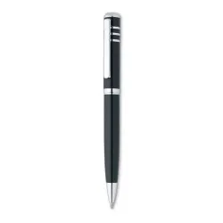 Stylo-bille twist laqué en métal personnalisé OLYMPIA Couleurs : noir 2