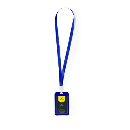 Lanyard Personnalisé Économique Porte-Badge - Fleck Matières : polyester Taille textile : S marquage couleur éclatante