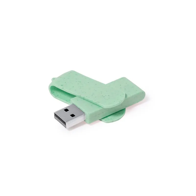 Clé USB Éco-responsable Pratique Personnalisée 16GB Brounik Matières : bambou Couleurs : rouge personnalisable avec votre logo