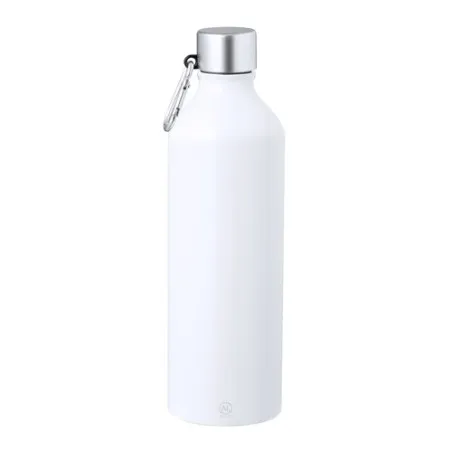 Gourde Écologique Personnalisée en Aluminium 800 ml - Winex Matières : bambou Couleurs : noir