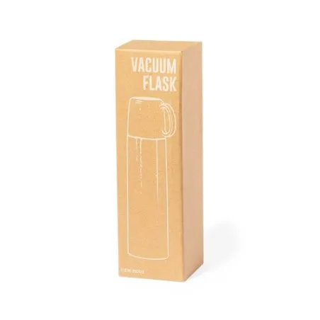 Bouteille Isotherme Personnalisée 500 ml Pas Cher - Tibber Matières : coton recyclé Couleurs : naturel objet promotionnel éco-re