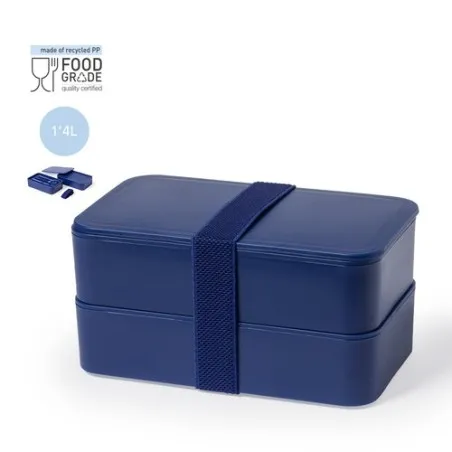 Gamelle Personnalisée Écologique - Boîte à Lunch Vilma Matières : PET recyclé Couleurs : rouge marquage laser ultra précis